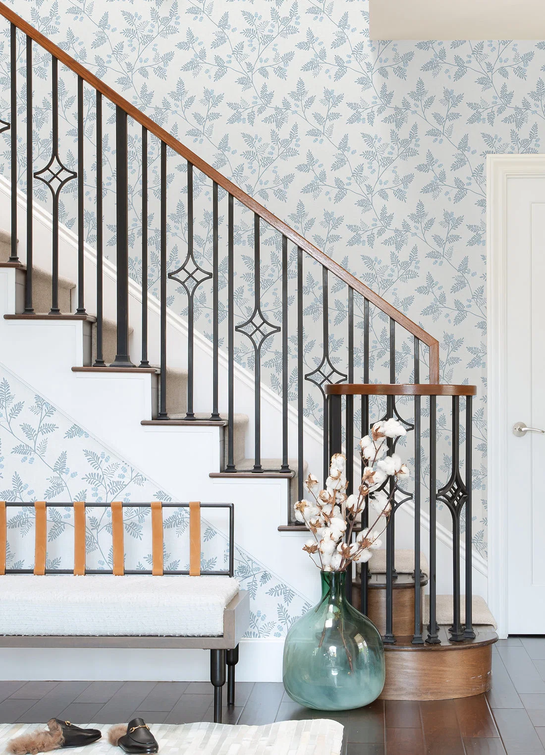 York Ardell Botanical wallpaper pattern detail