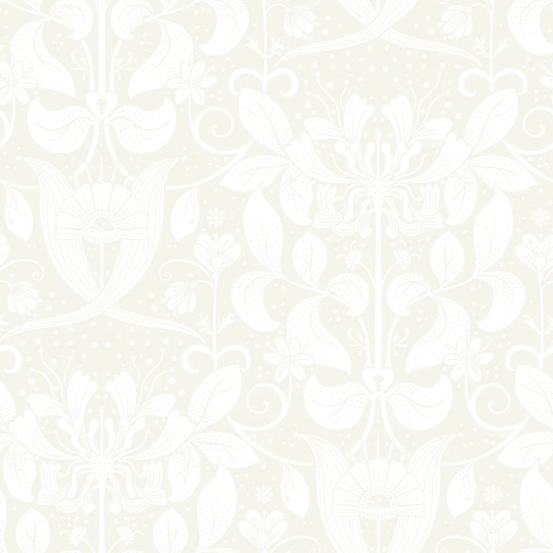 York Berit Floral Crest wallpaper pattern detail