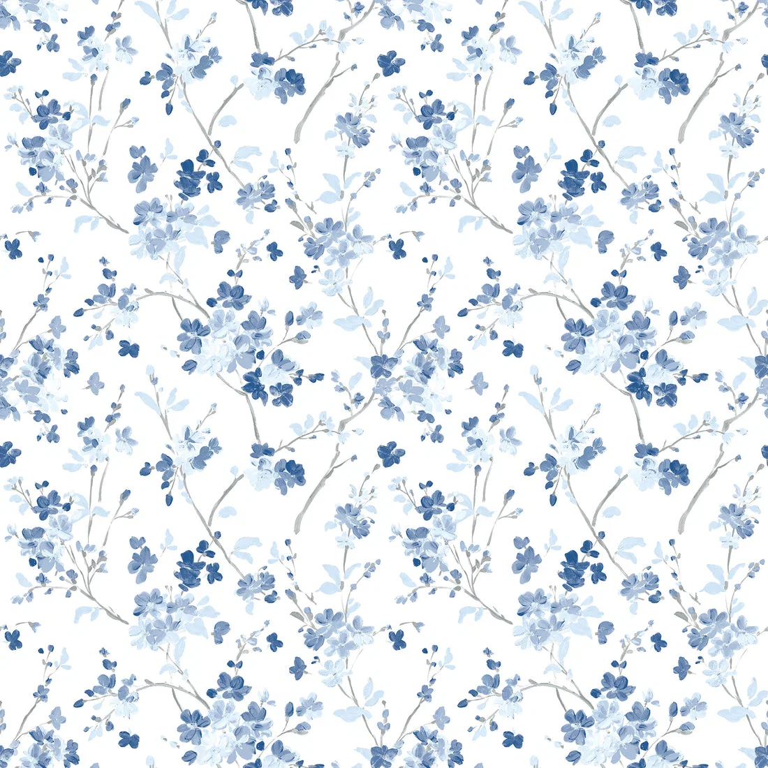 York Chesapeake Glinda Floral Trail wallpaper pattern detail