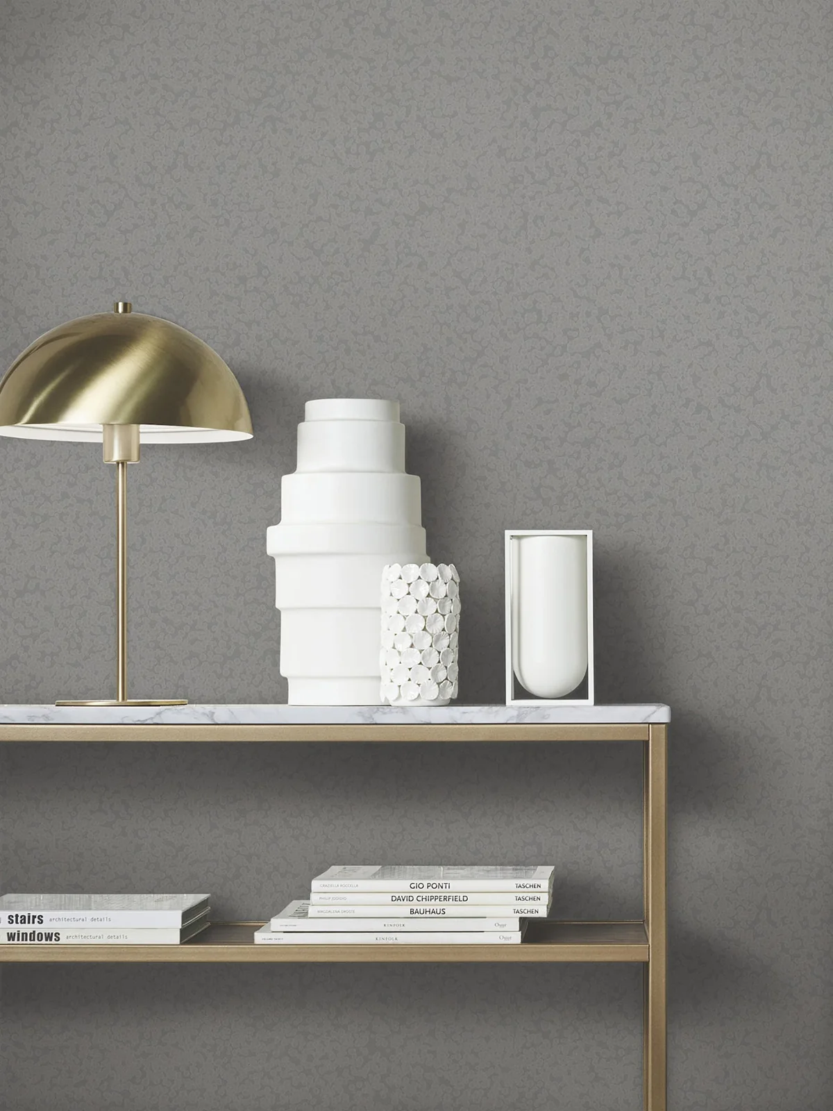 York Hudson Hammered Metal wallpaper pattern detail