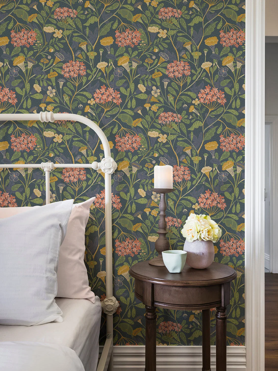 York Hybbe wallpaper styled interior