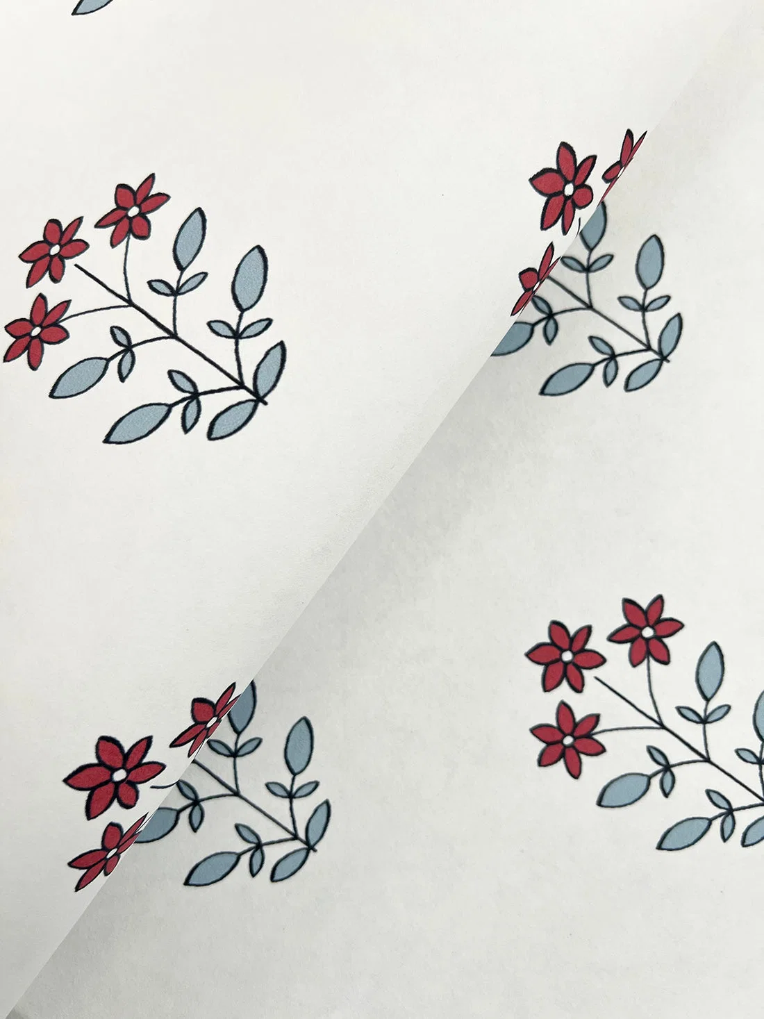 York Kit Floral wallpaper pattern detail
