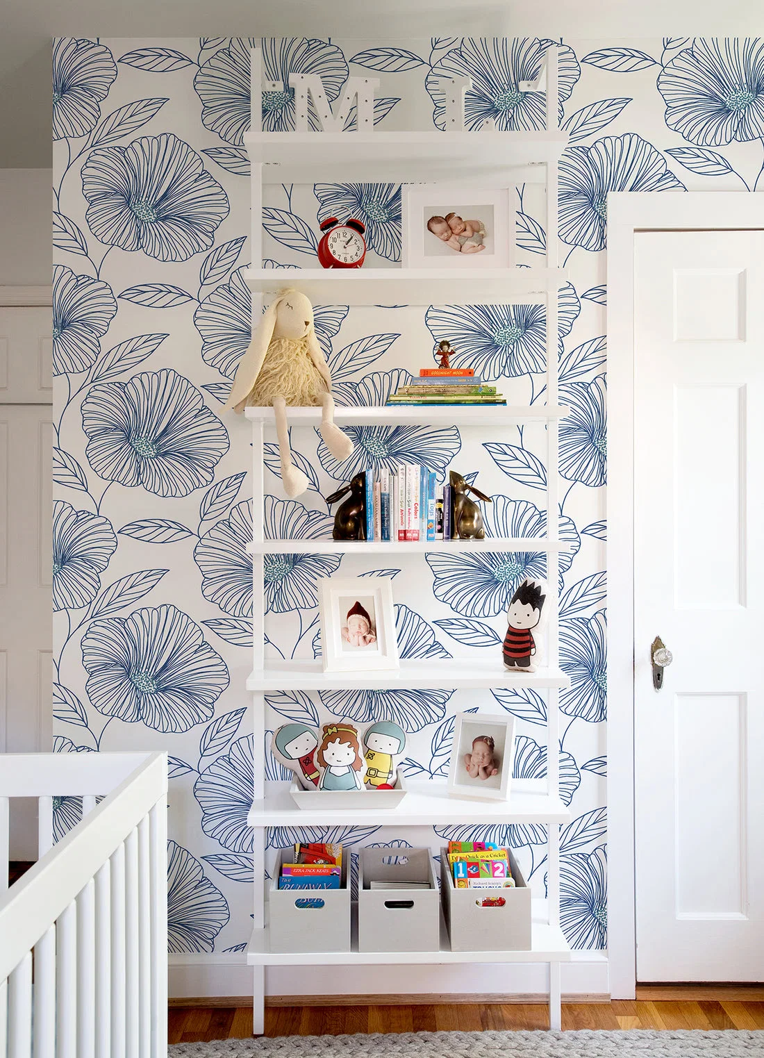 York Mythic Floral wallpaper pattern detail
