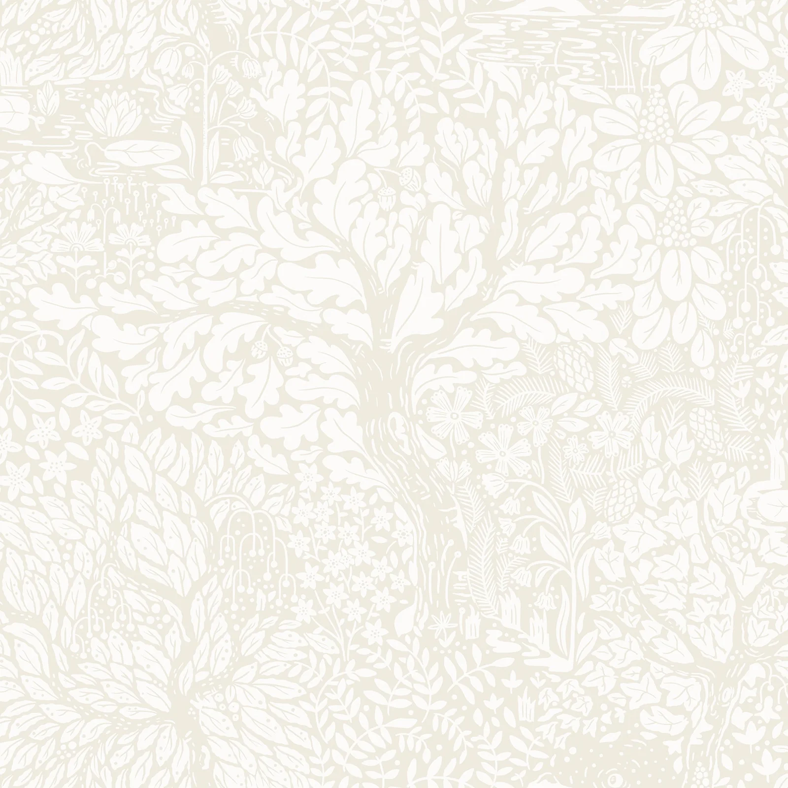York Olle Forest Sanctuary wallpaper pattern detail